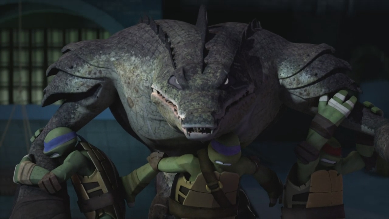 Leatherhead and the Turtles by GiuseppeDiRosso on DeviantArt
