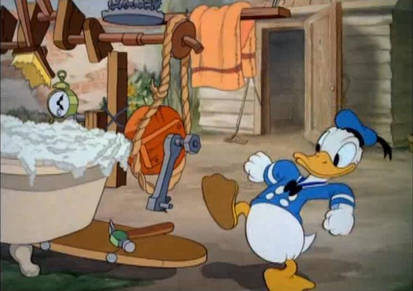 Donald's Dog Laundry-Donald Duck