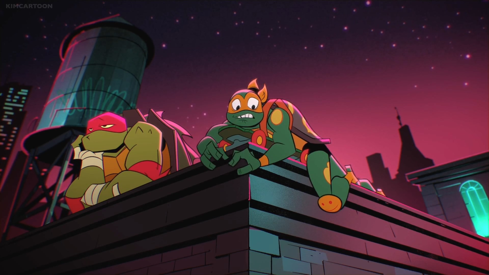Rise of TMNT S1 E12-Michelangelo Raphael by GiuseppeDiRosso on DeviantArt