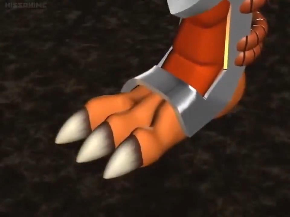 Digimon Adventure E38-Wargreymon Feet