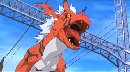 Digimon Tamers Runaway Locomon-Growlmon