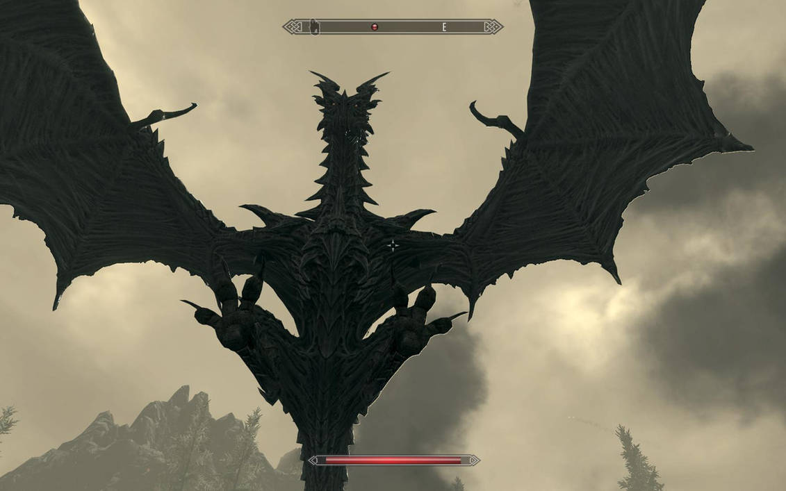 Skyrim-Alduin 2 by GiuseppeDiRosso on DeviantArt