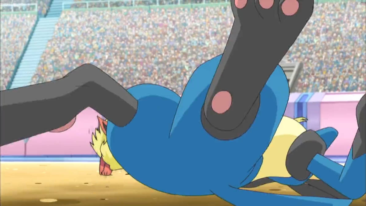 Pokemon BW-Lucario Feet