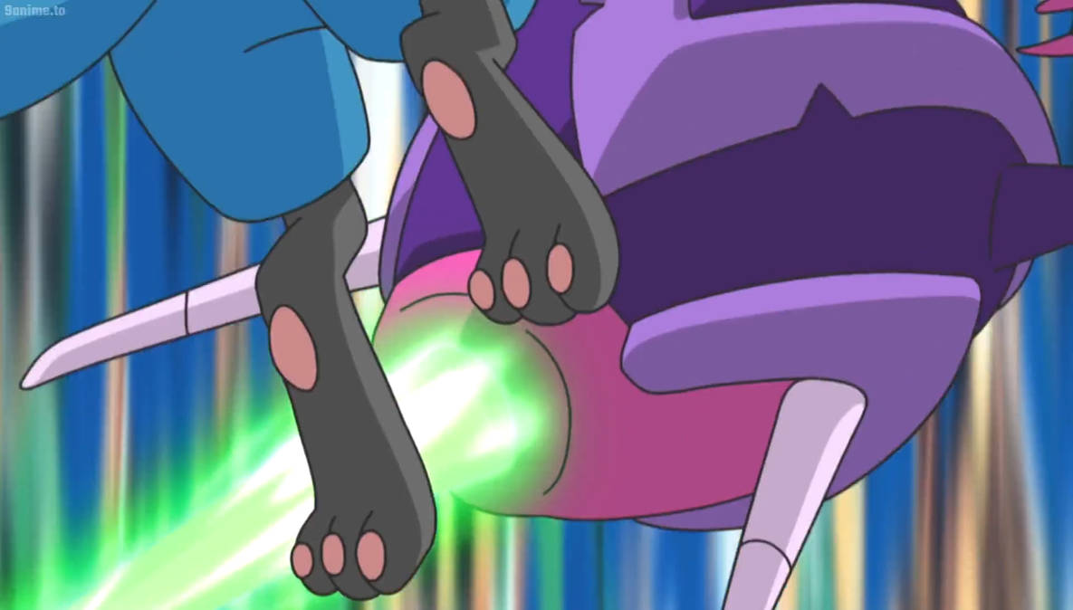 Pokemon Sun Moon E141-Lucario Feet 1