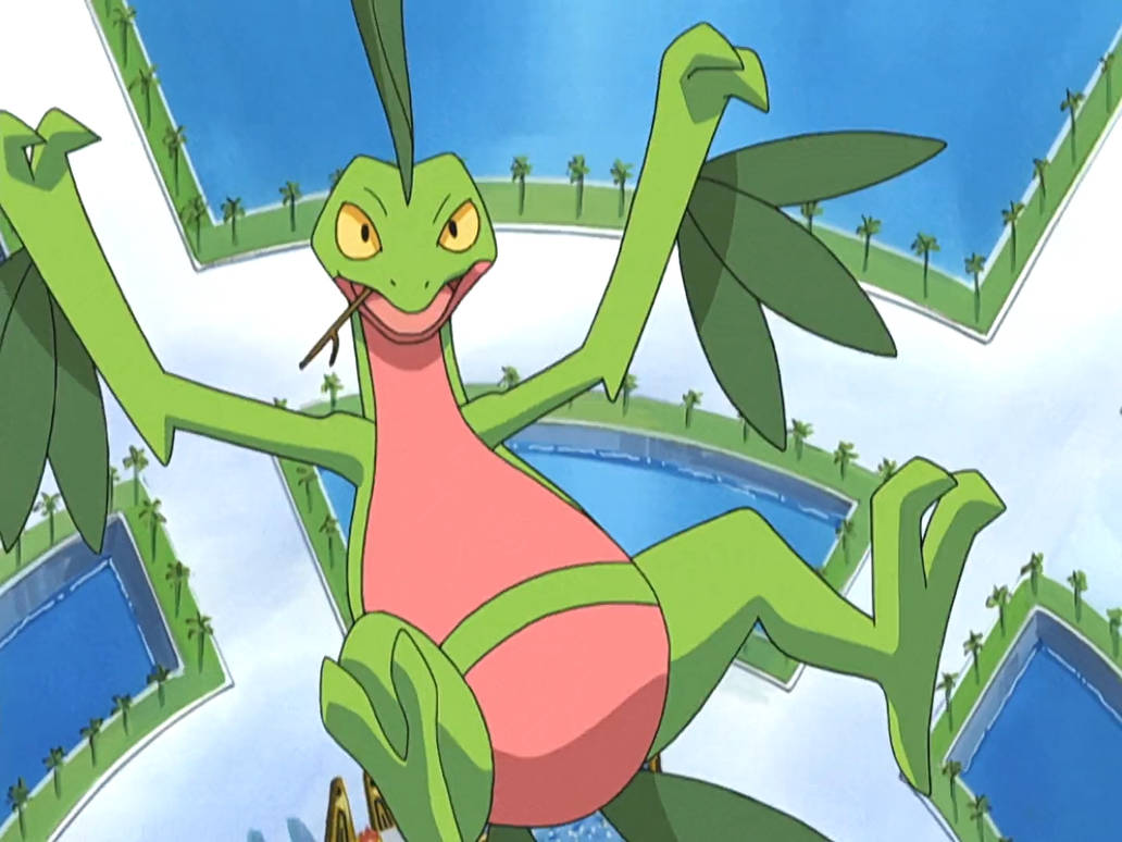 Groveyle Pokemon RS E130-Grovyle 1 by GiuseppeDiRosso on DeviantArt