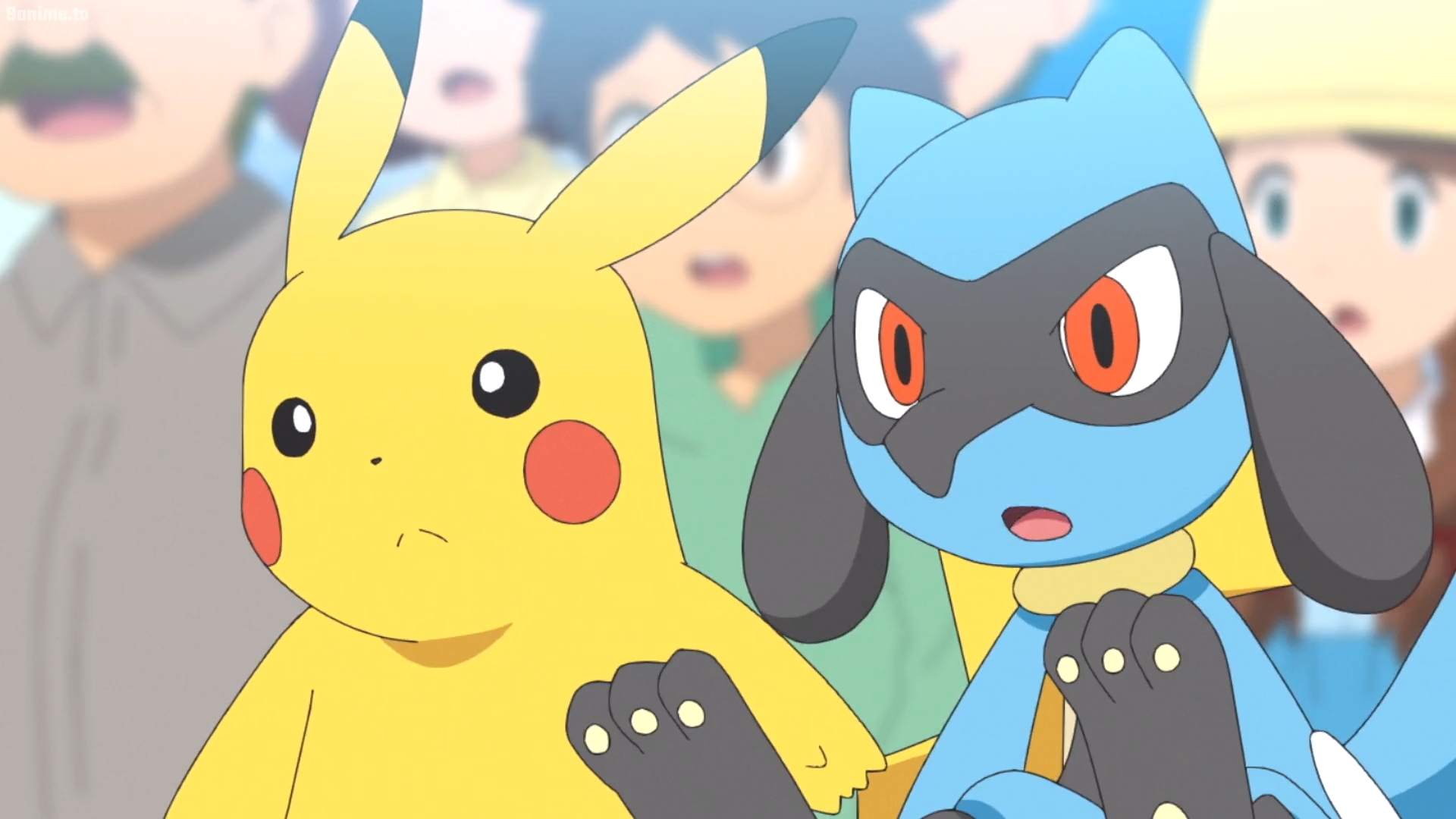 Pokemon Journeys E25-Pikachu Riolu by GiuseppeDiRosso on DeviantArt