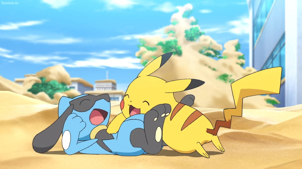 Pokemon Journeys E36-Pikachu Riolu 1 by GiuseppeDiRosso on DeviantArt