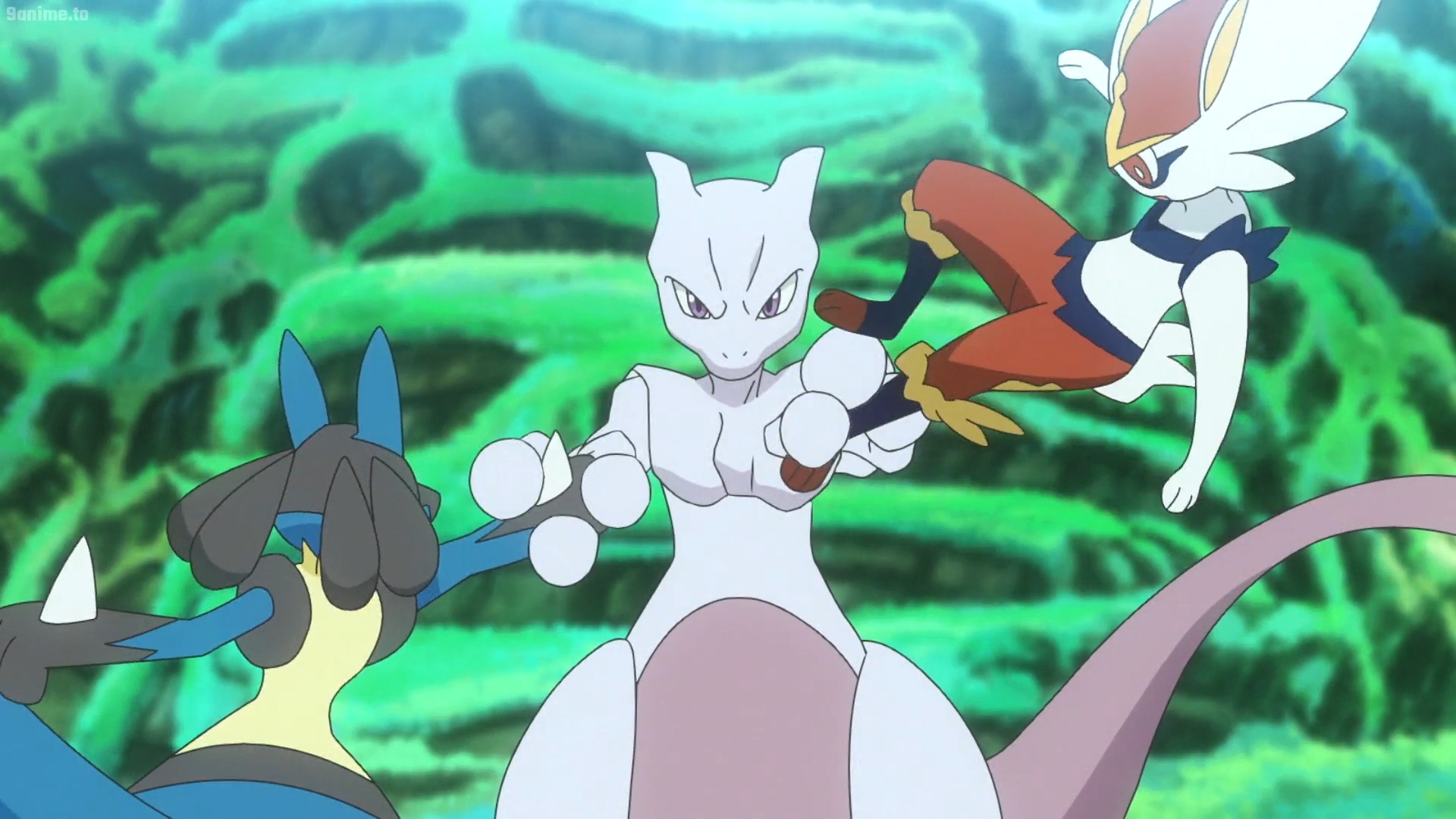 Mewtwo And Lucario Wallpaper mewtwo-and-lucario-wallpaper