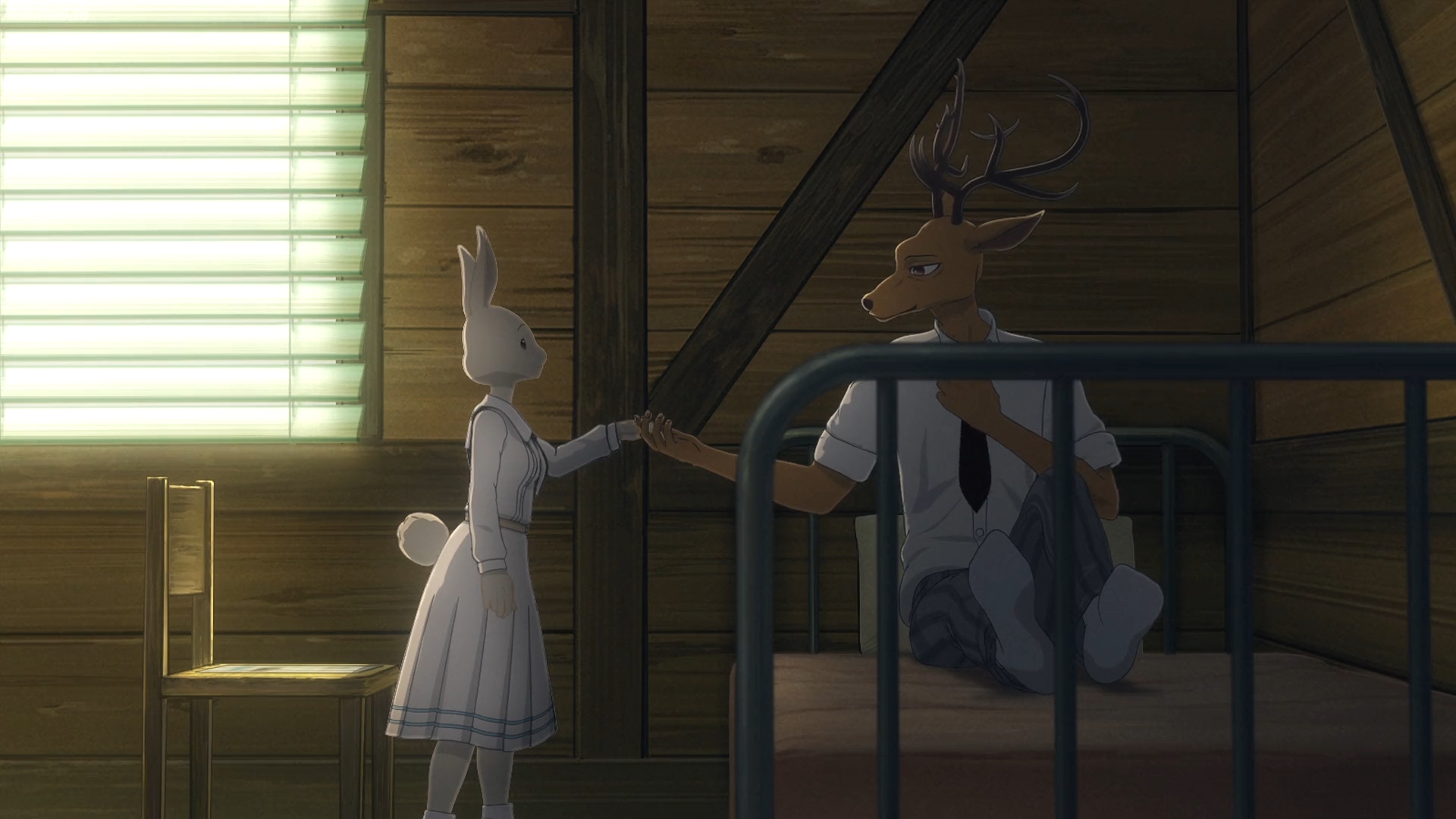 Beastars Rabbit Scene Beastars S1 E5-Louis Haru by GiuseppeDiRosso on DeviantArt
