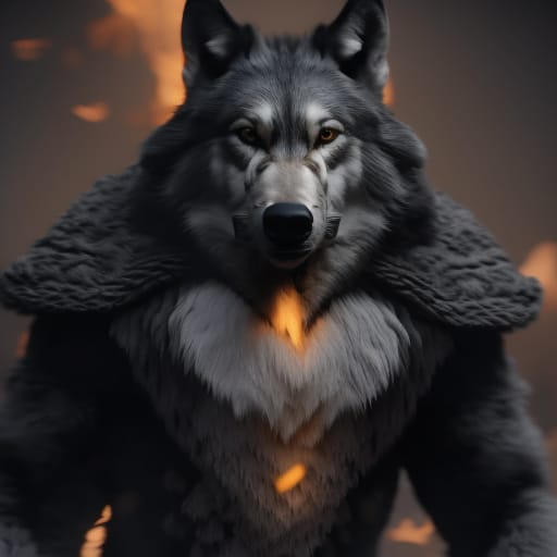 Anamorphic Wolves anthropomorphic gray wolf, muscular torso by GiuseppeDiRosso on DeviantArt