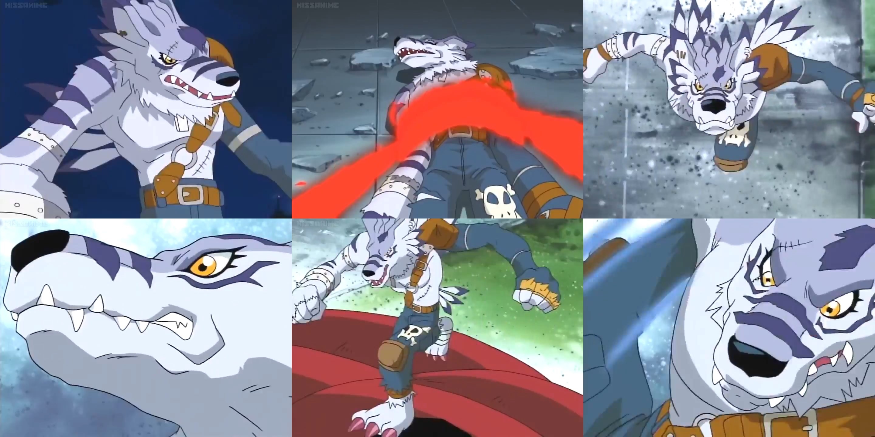 Digimon Adventure E33, E38-Weregarurumon Montage by GiuseppeDiRosso on ...