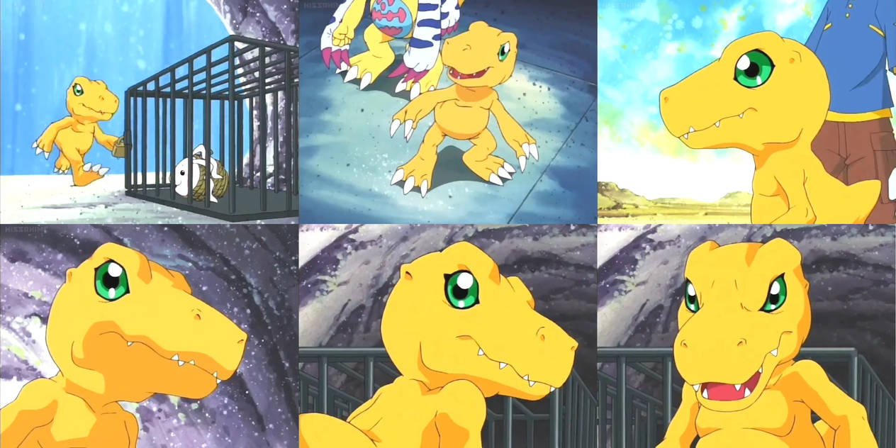 Digimon Adventure E14, E15-Agumon Montage by GiuseppeDiRosso on DeviantArt