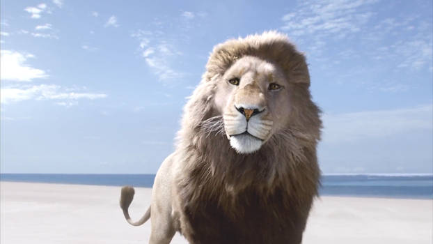 Aslan In Narnia Dawn Treader - Animals, Movie Wallpapers