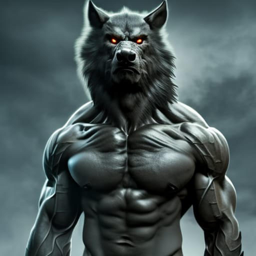 shot of a werewolf, anthropomorphic torso by GiuseppeDiRosso on DeviantArt