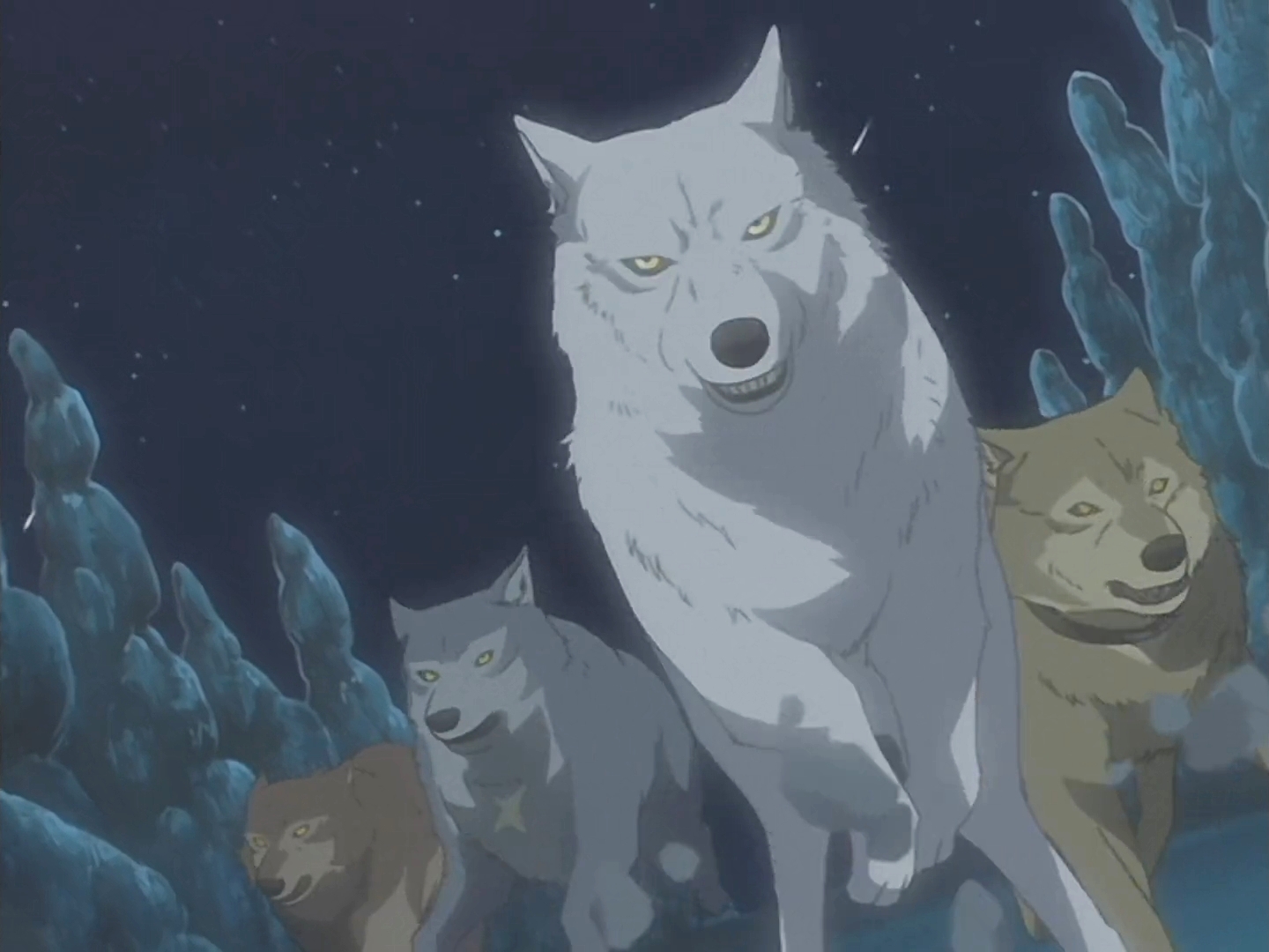 Wolf's Rain E22-Kiba's Pack by GiuseppeDiRosso on DeviantArt