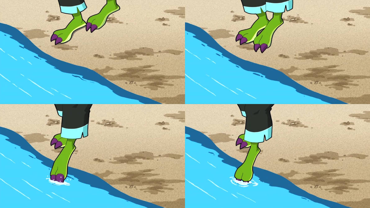 Knee Doe Ran Pokemon Kung Fu Dino Posse E14-Kane Feet 2 by GiuseppeDiRosso on DeviantArt