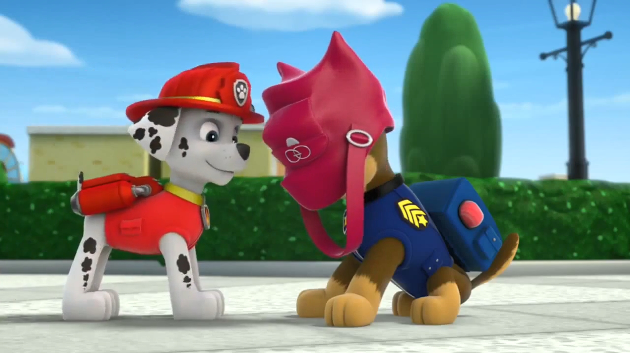 PAW Patrol S1 E7-Chase Marshall by GiuseppeDiRosso on DeviantArt