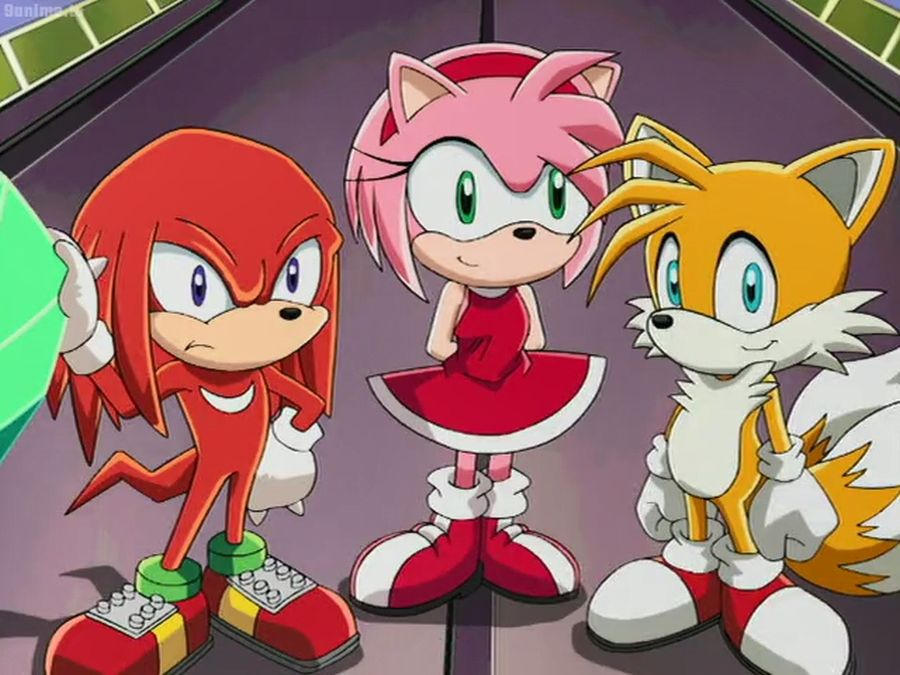 Sonic X S1 E37-Amy Knuckles Tails by GiuseppeDiRosso on DeviantArt