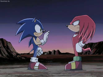 Sonic X E41-Knuckles Sonic