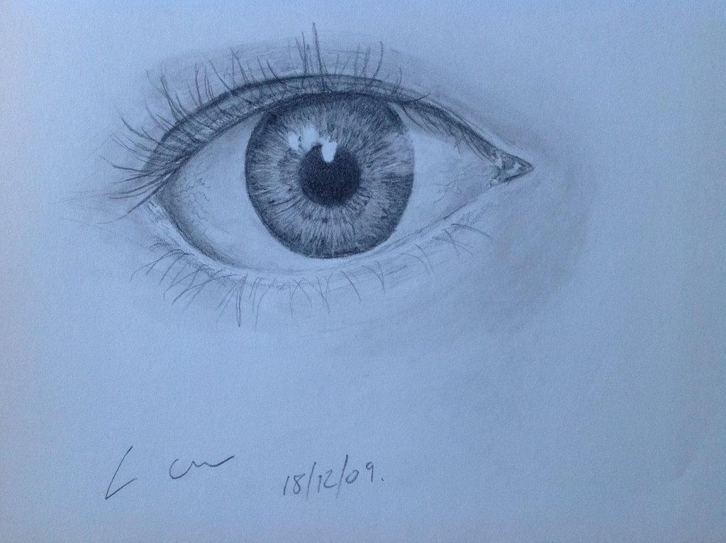 Eye study in pencil