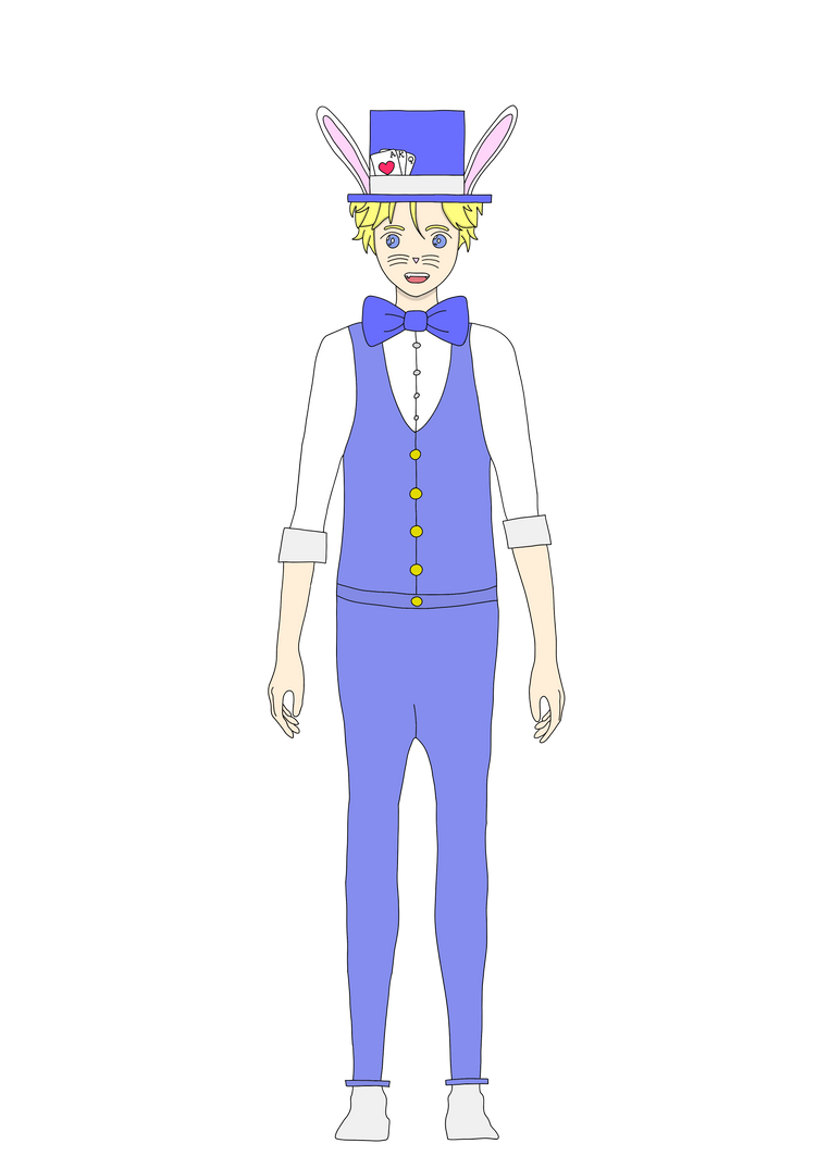 White Rabbit Boy Vtuber Character Design by CinderPrince95 on DeviantArt