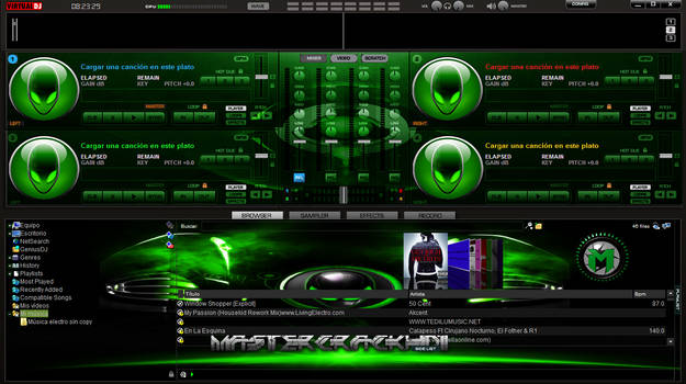 skins para virtual DJ echo y  editados por mi