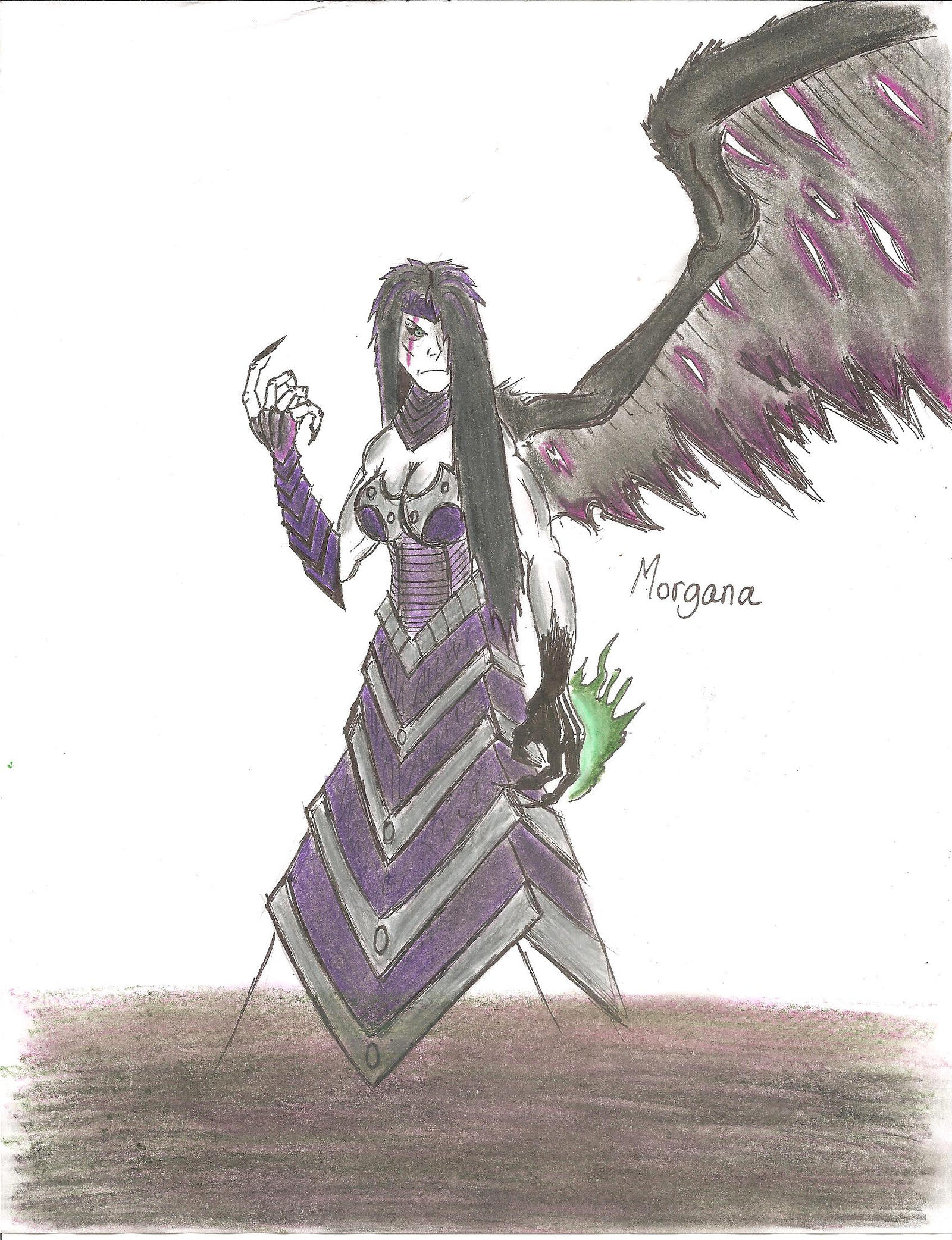 commission- Morgana by MonsterKingOfKarmen on DeviantArt