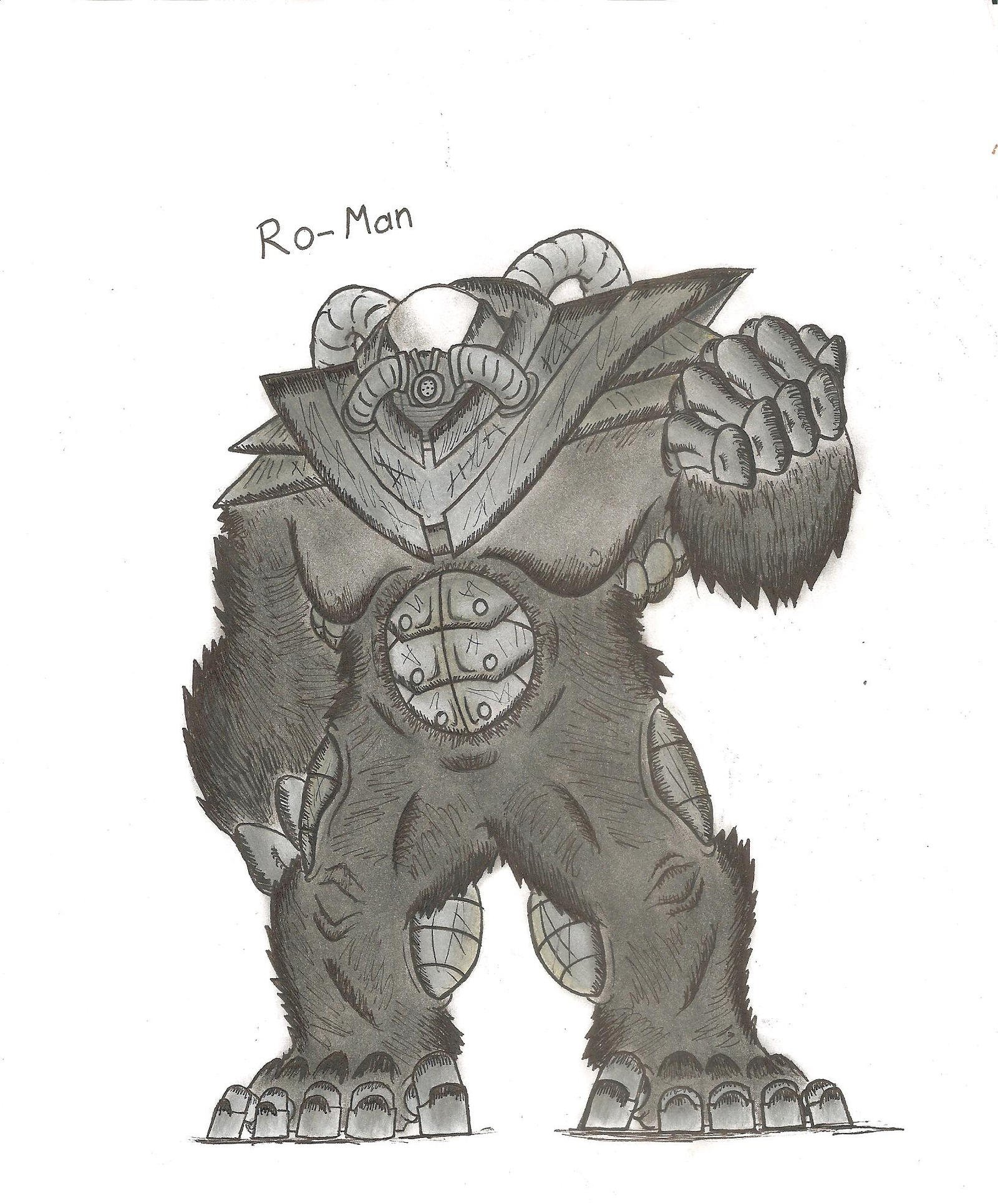 Ro Man by MonsterKingOfKarmen on DeviantArt