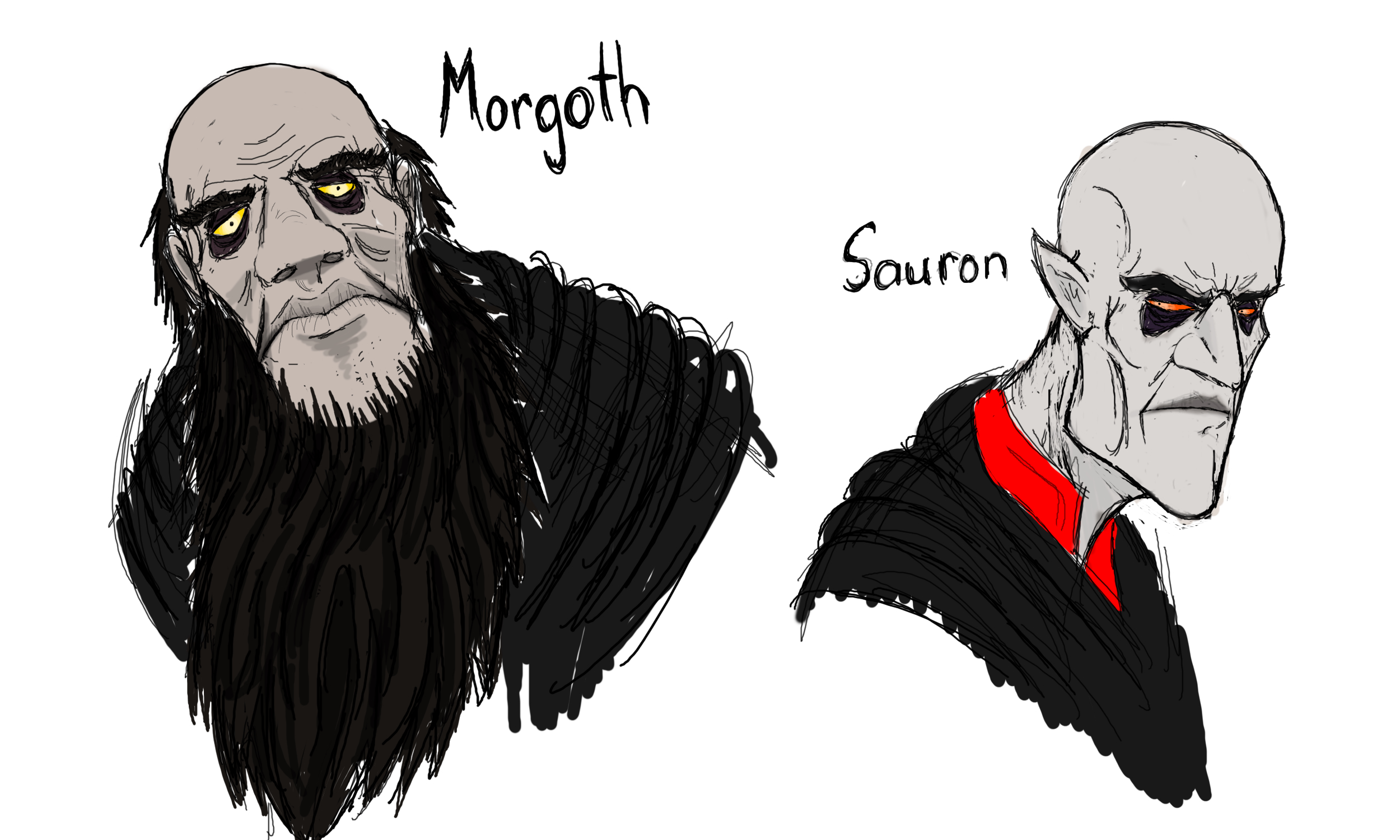 Morgoth Deviantart Morgoth Sauron by MonsterKingOfKarmen on DeviantArt