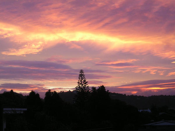 Sunset from my backyard