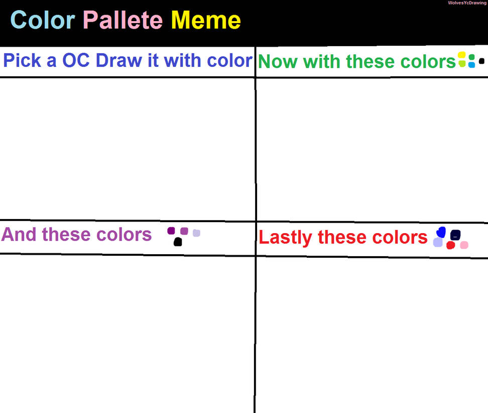 Color Pallete Meme ~free to use~ by WolvesYcDrawing on DeviantArt
