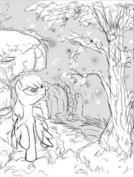 the tree of fireflies - sketch