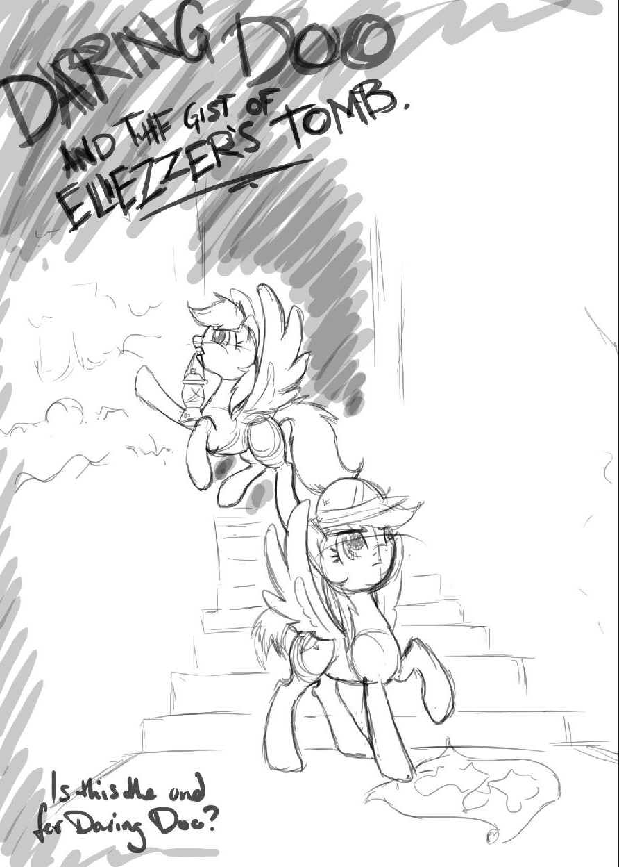 Daring Doo and the Gist of Eliezzer's Tomb- sketch