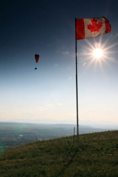 Patriotic Paragliding