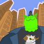 Green Cat