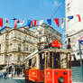 Tram on Istiklal Caddesi