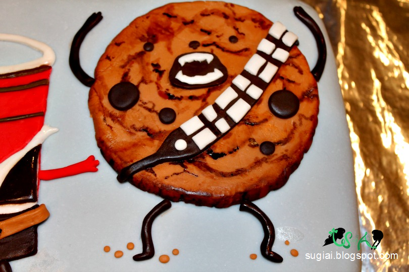 Chewbacca Cookie Detail