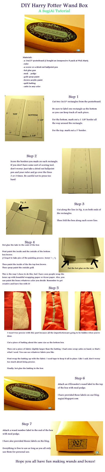 Wand Box Tutorial by SugiAi on DeviantArt