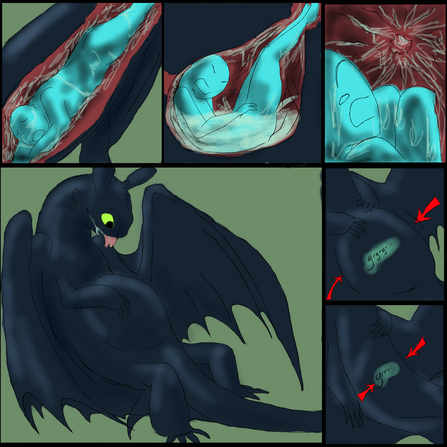 Toothless has a Snack 2 by Zelphaba on DeviantArt.