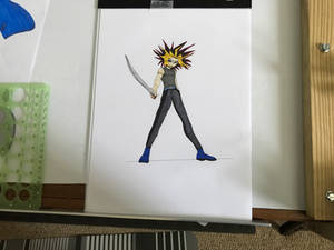 Yami Yugi with Sword