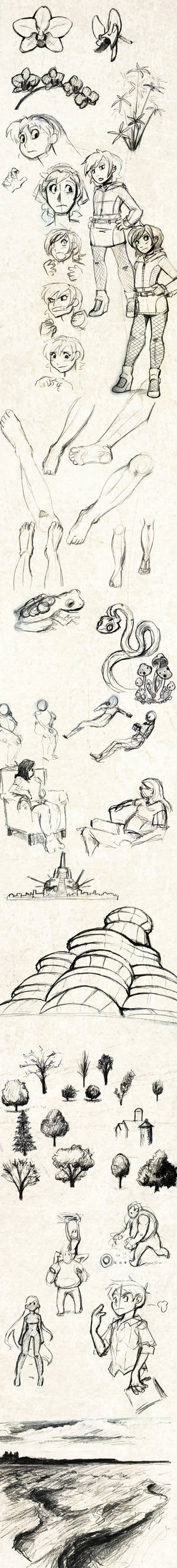 Sketch Book 2 by HeartGear on DeviantArt