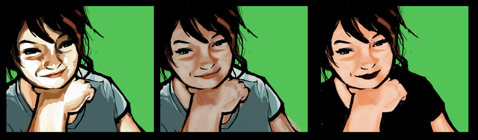 Alley Portrait: Digital Practice by HeartGear on DeviantArt