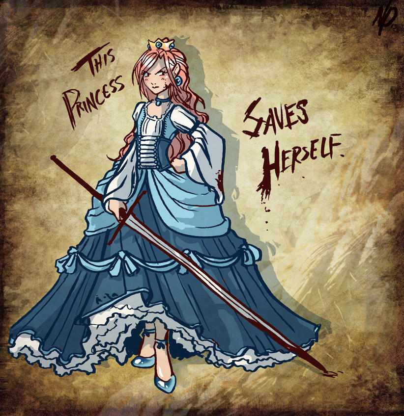 Saves Herself by HeartGear on DeviantArt