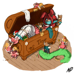 Commission - Inside the Toybox