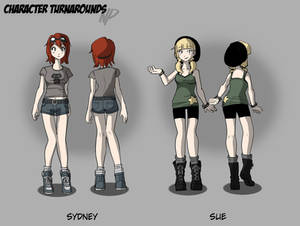 Invi Comic - Turnarounds by HeartGear Invi Comic - Turnarounds by HeartGear