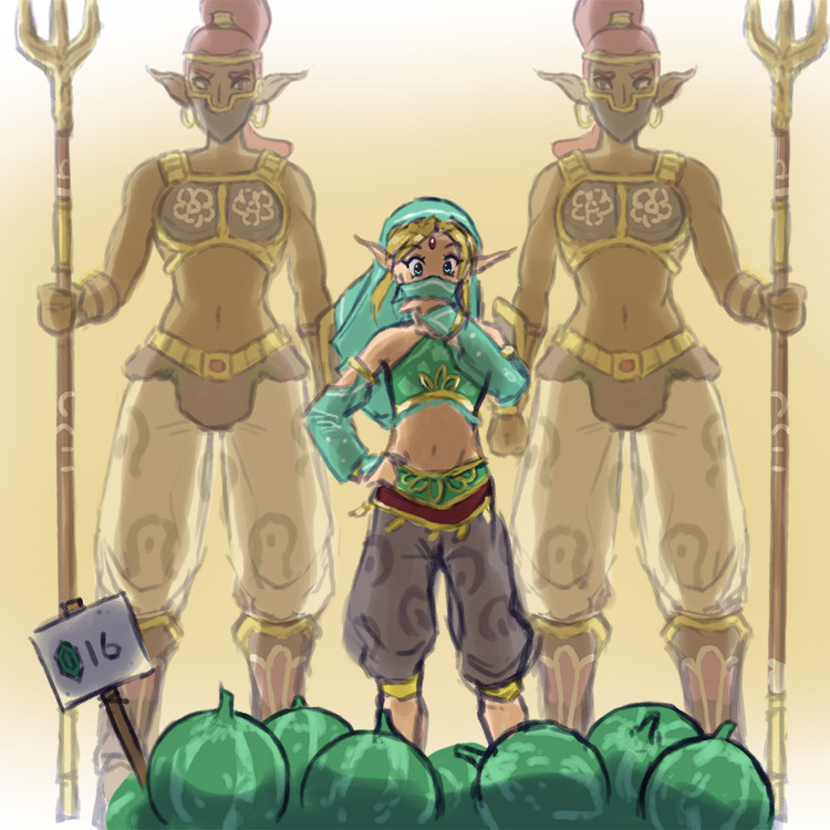 Gerudo Link 02 - Picked Out