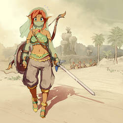 Gerudo Link 35 - Departure