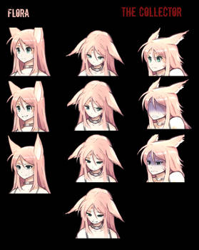 Sprite Art - Flora Expressions (p1)