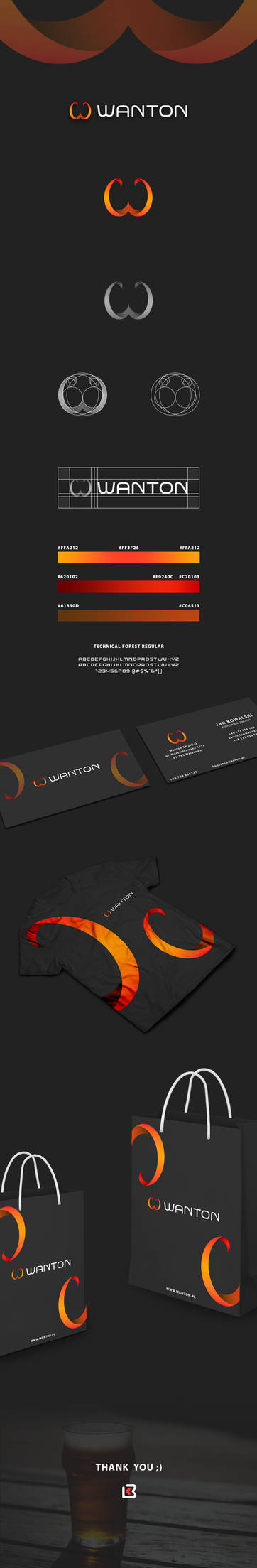 Wanton - Corporate Identity Concept