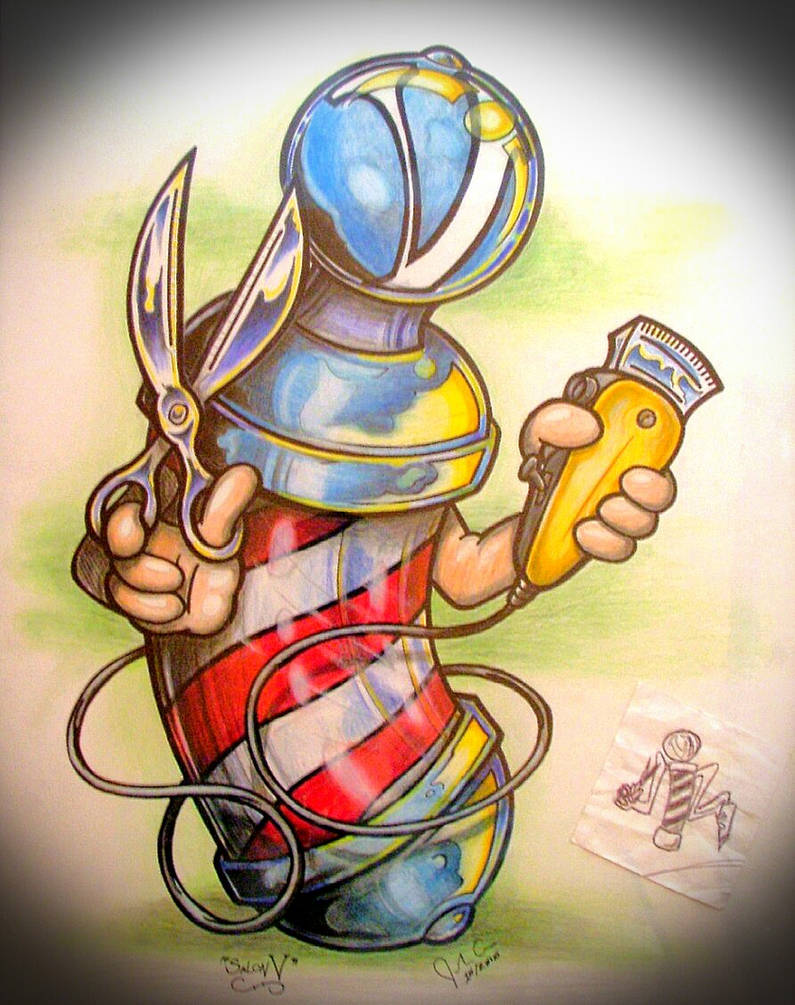 Salon V barber pole by Gotink27 on DeviantArt Salon V barber pole by Gotink27 on DeviantArt